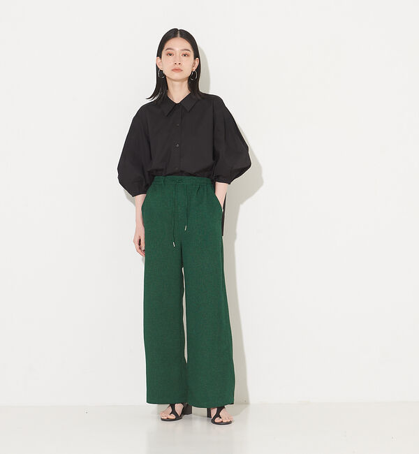 NOMINE「【セットアップ対応】 サマーツイードワイドパンツ」|スラックス|