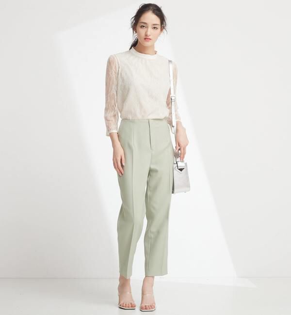 TIARA「レースハイネックブラウス」|シャツ・ブラウス|