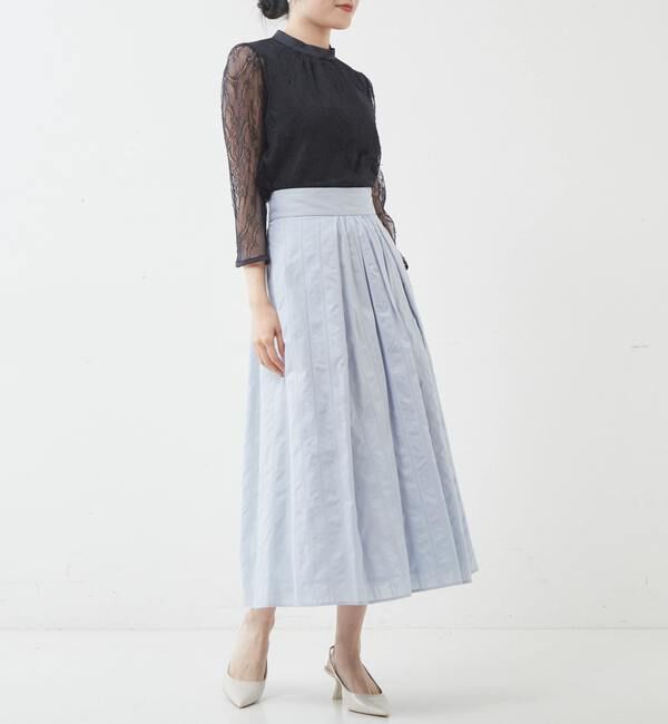 TIARA「レースハイネックブラウス」|シャツ・ブラウス|