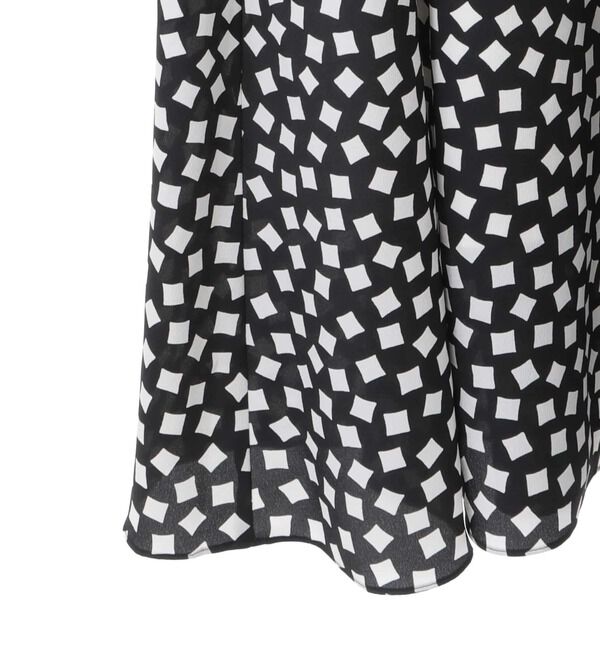 TIARA「ランダムスクエアプリントワンピース」|ワンピース|