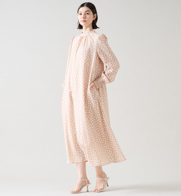 TIARA「ランダムスクエアプリントワンピース」|ワンピース|