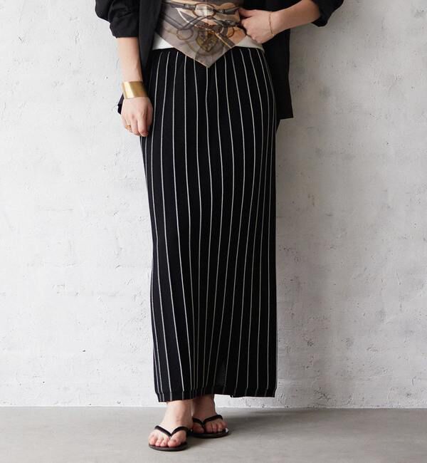 Liesse「ニットスカート」|ニット・セーター|ブラック