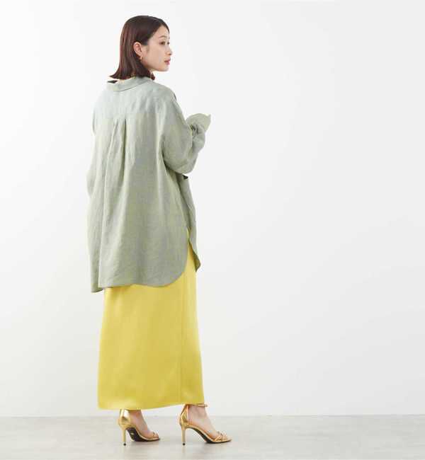 Soffitto「《定番》ウエストオールゴムサテンスカート」|スカート|