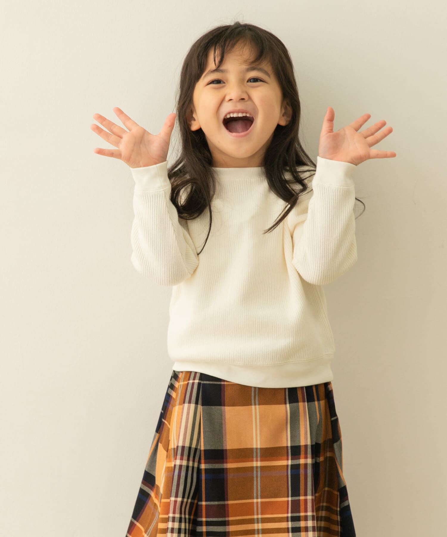 URBAN RESEARCH DOORS「『親子リンク』WフェイスロングスリーブTシャツ(KIDS)」|その他|