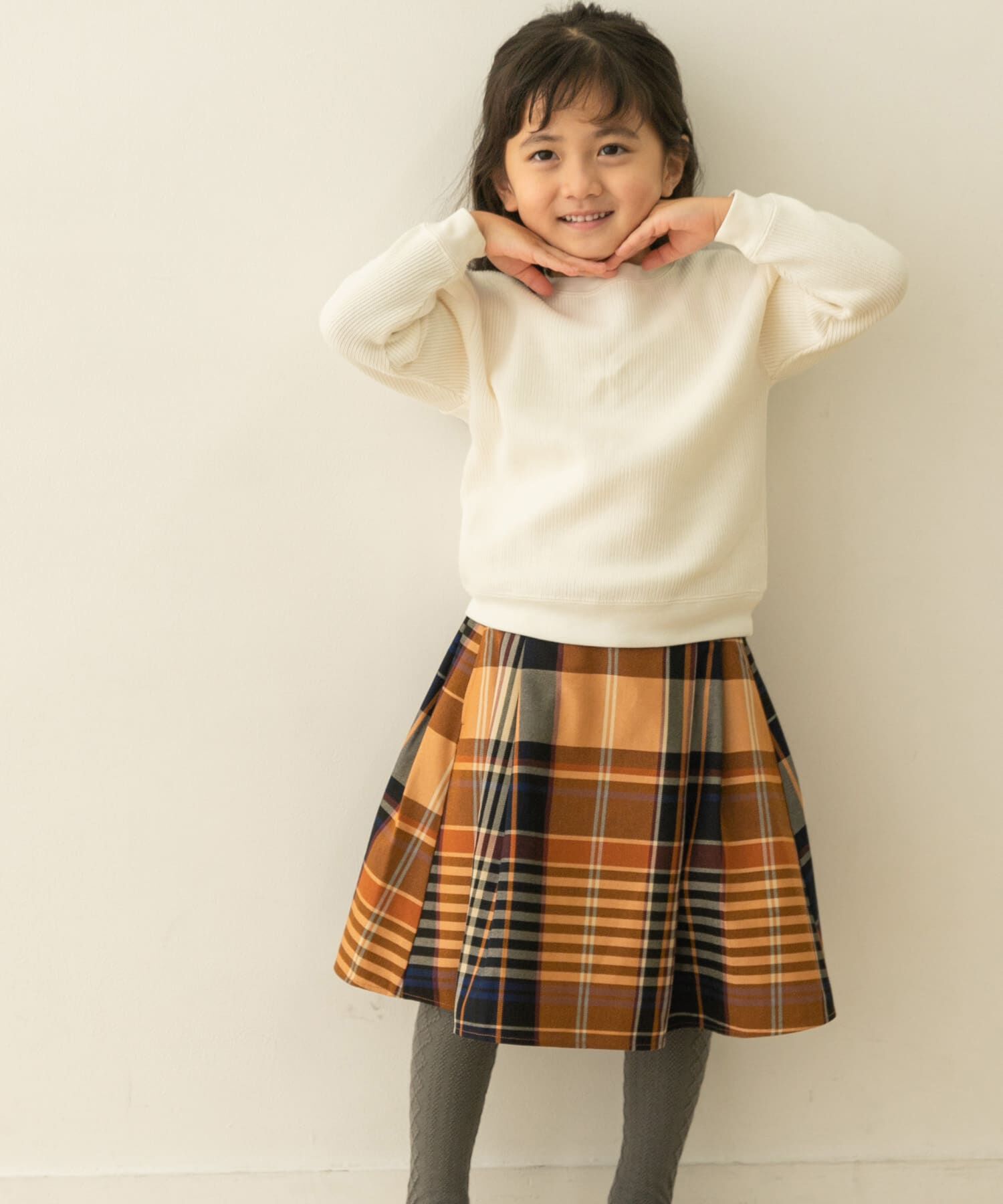 URBAN RESEARCH DOORS「『親子リンク』WフェイスロングスリーブTシャツ(KIDS)」|その他|