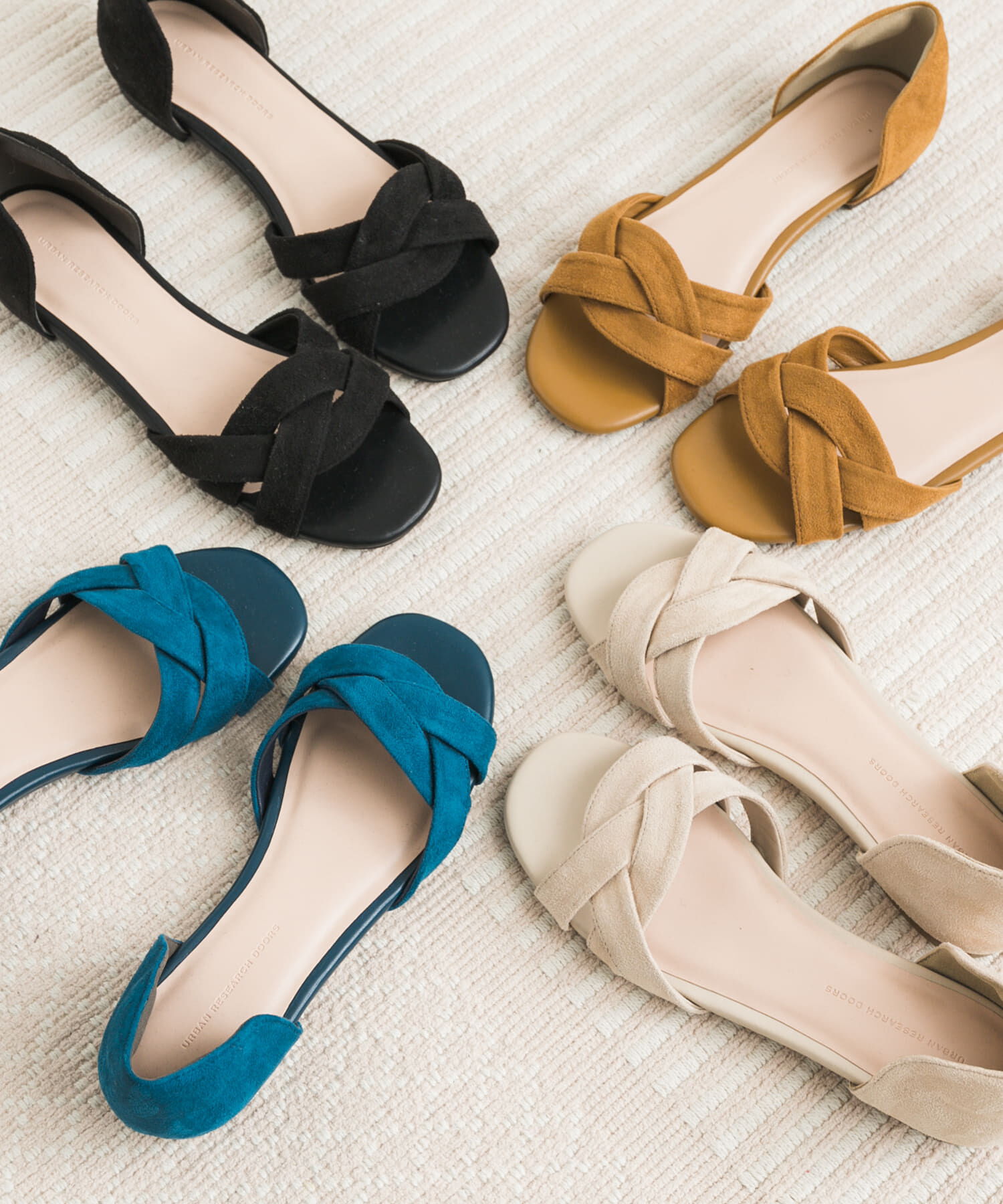 URBAN RESEARCH DOORS「『一部WEB限定カラー』セパレートフラットサンダル」|サンダル|