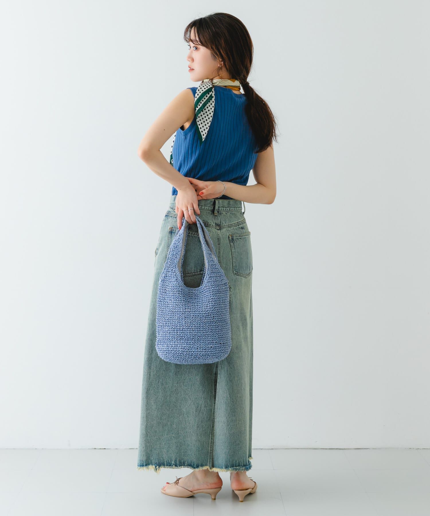 RODE SKO「コマ編みペーパートートバッグ」|トートバッグ|