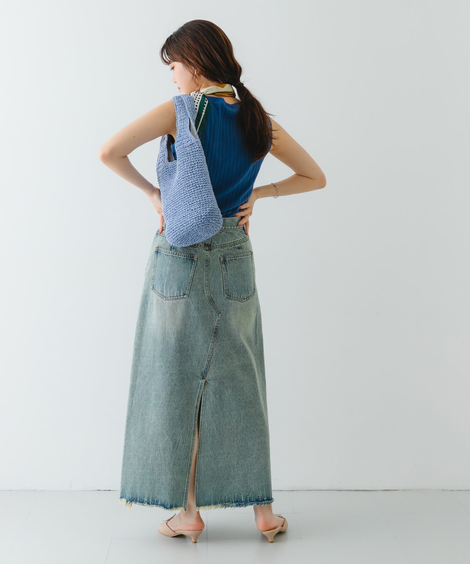 RODE SKO「コマ編みペーパートートバッグ」|トートバッグ|