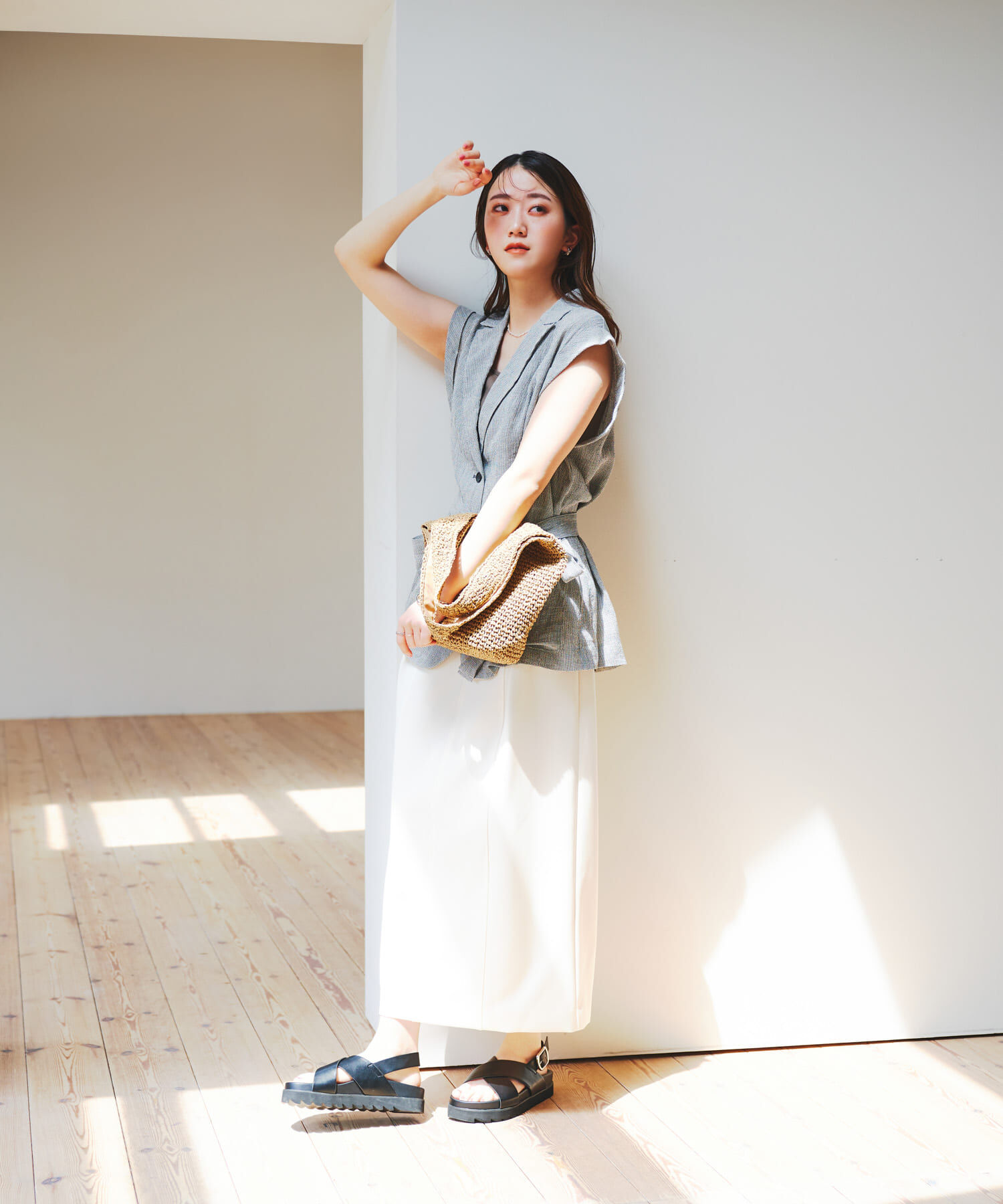 RODE SKO「コマ編みペーパートートバッグ」|トートバッグ|