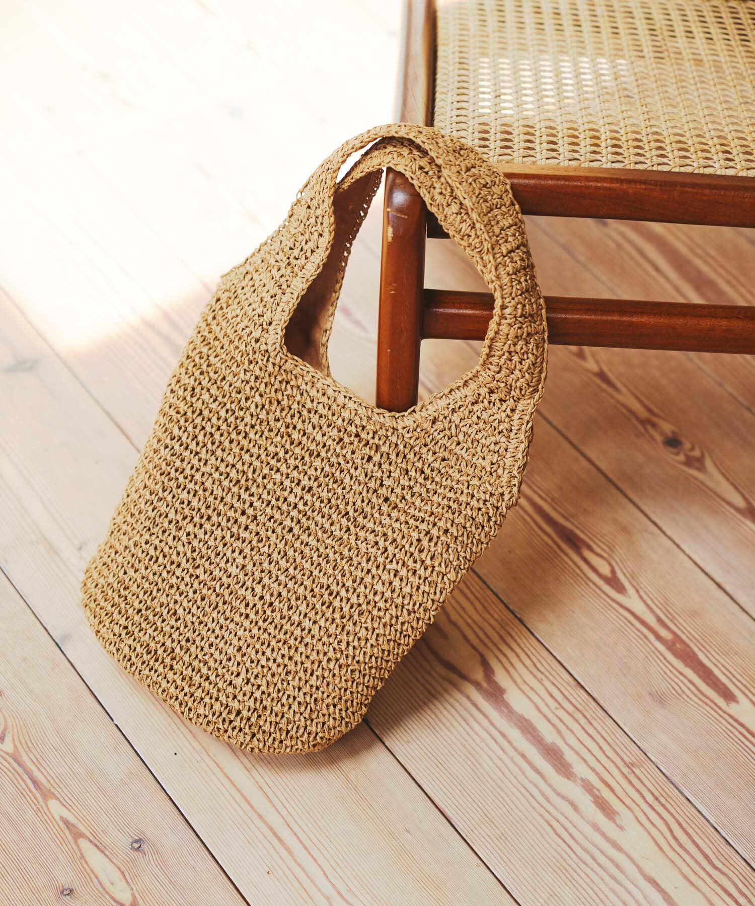 RODE SKO「コマ編みペーパートートバッグ」|トートバッグ|