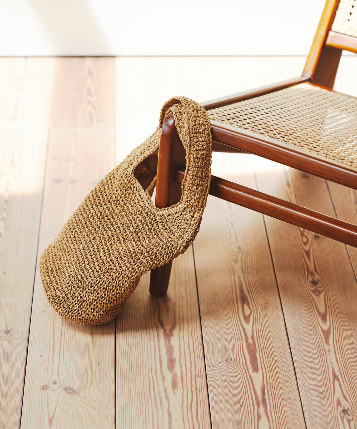 RODE SKO「コマ編みペーパートートバッグ」|トートバッグ|