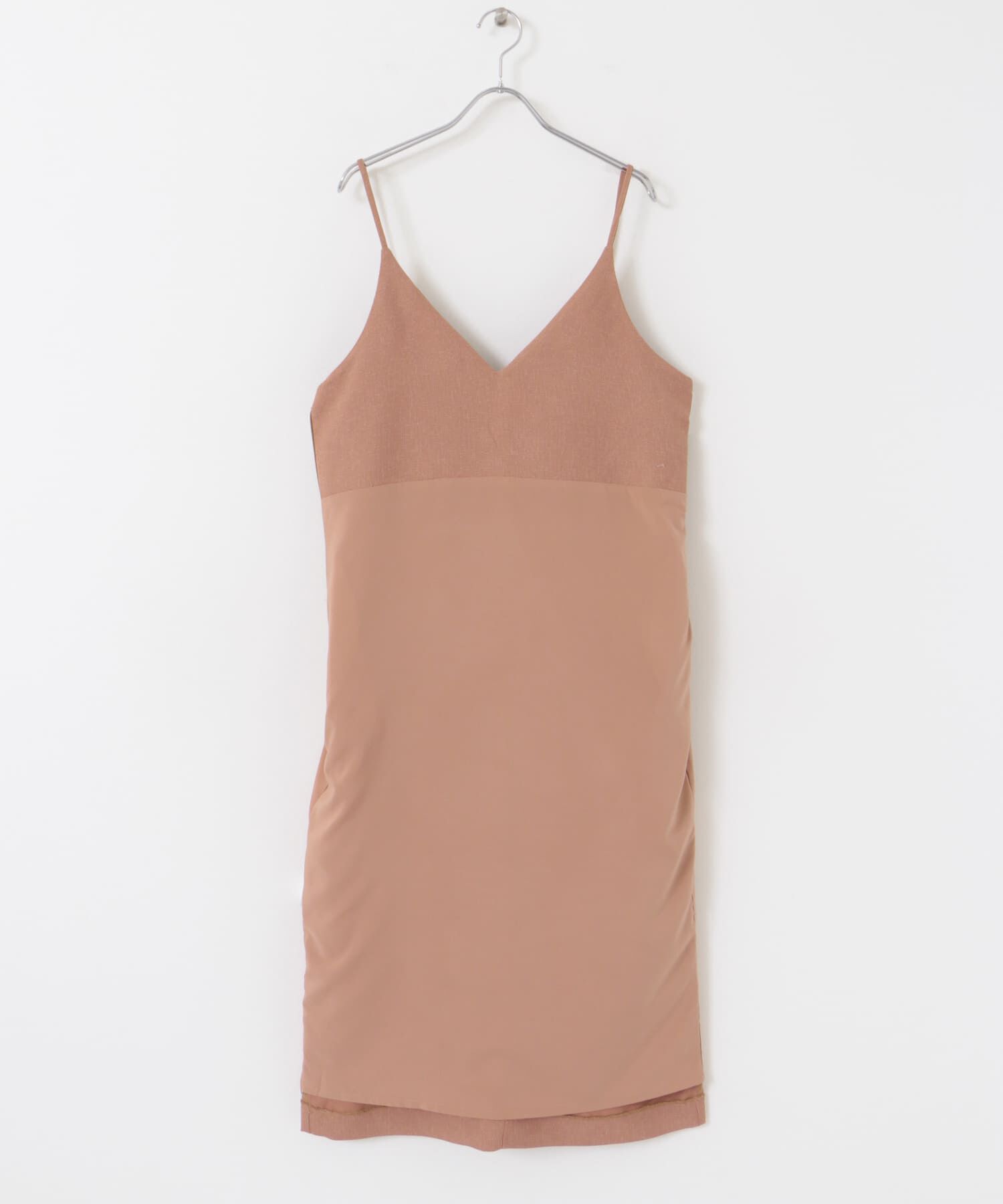 URBAN RESEARCH ROSSO「バックデザインリネンライクキャミワンピース」|ワンピース|