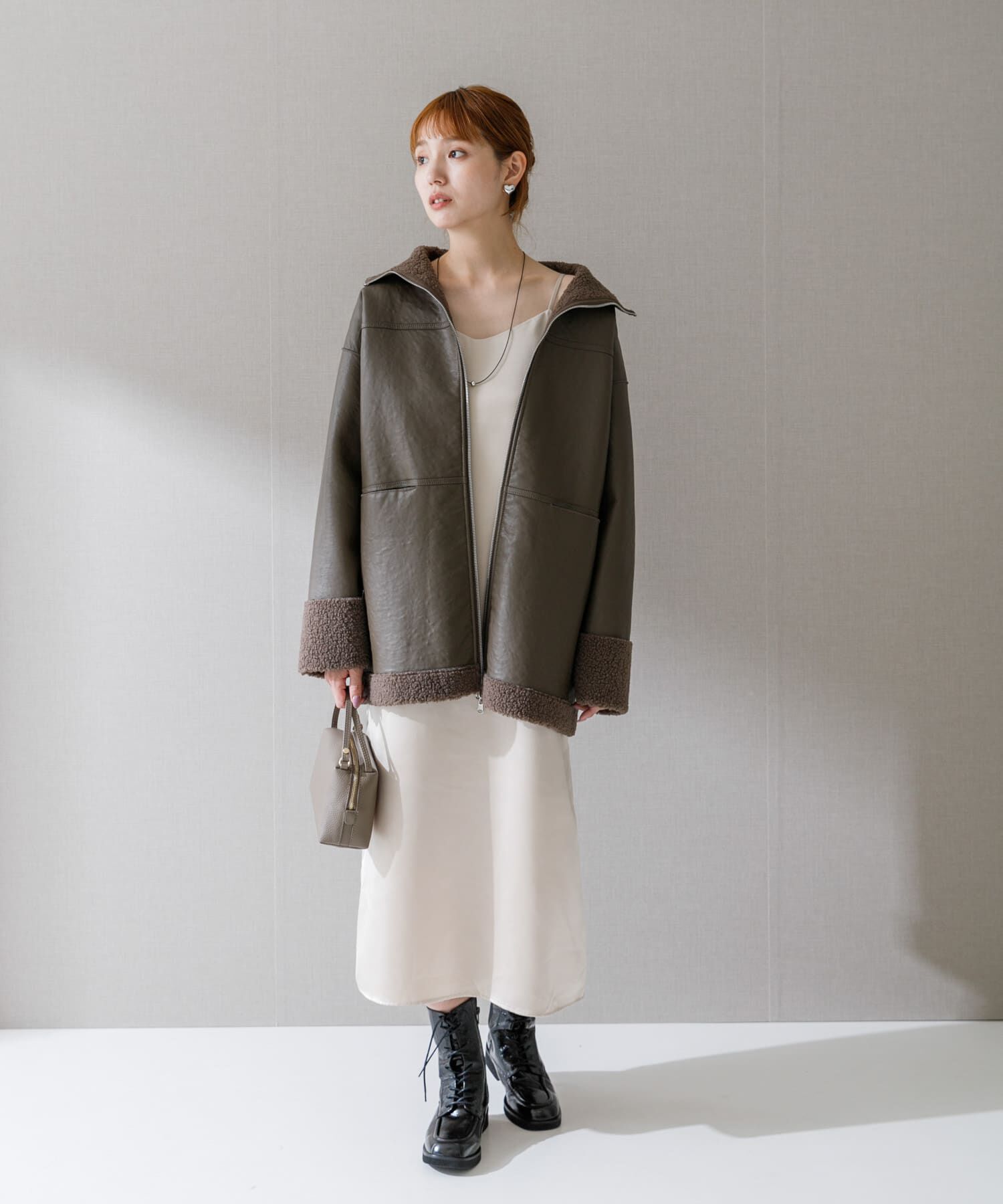 URBAN RESEARCH ROSSO「サテンキャミワンピース」|ワンピース|