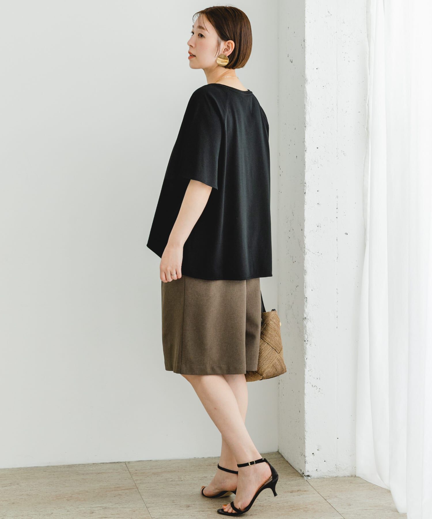 URBAN RESEARCH ROSSO「『UR TECH』Fby ROSSO　UVCUTバックテールフレアスリーブTシャツ」|Tシャツ・カットソー|