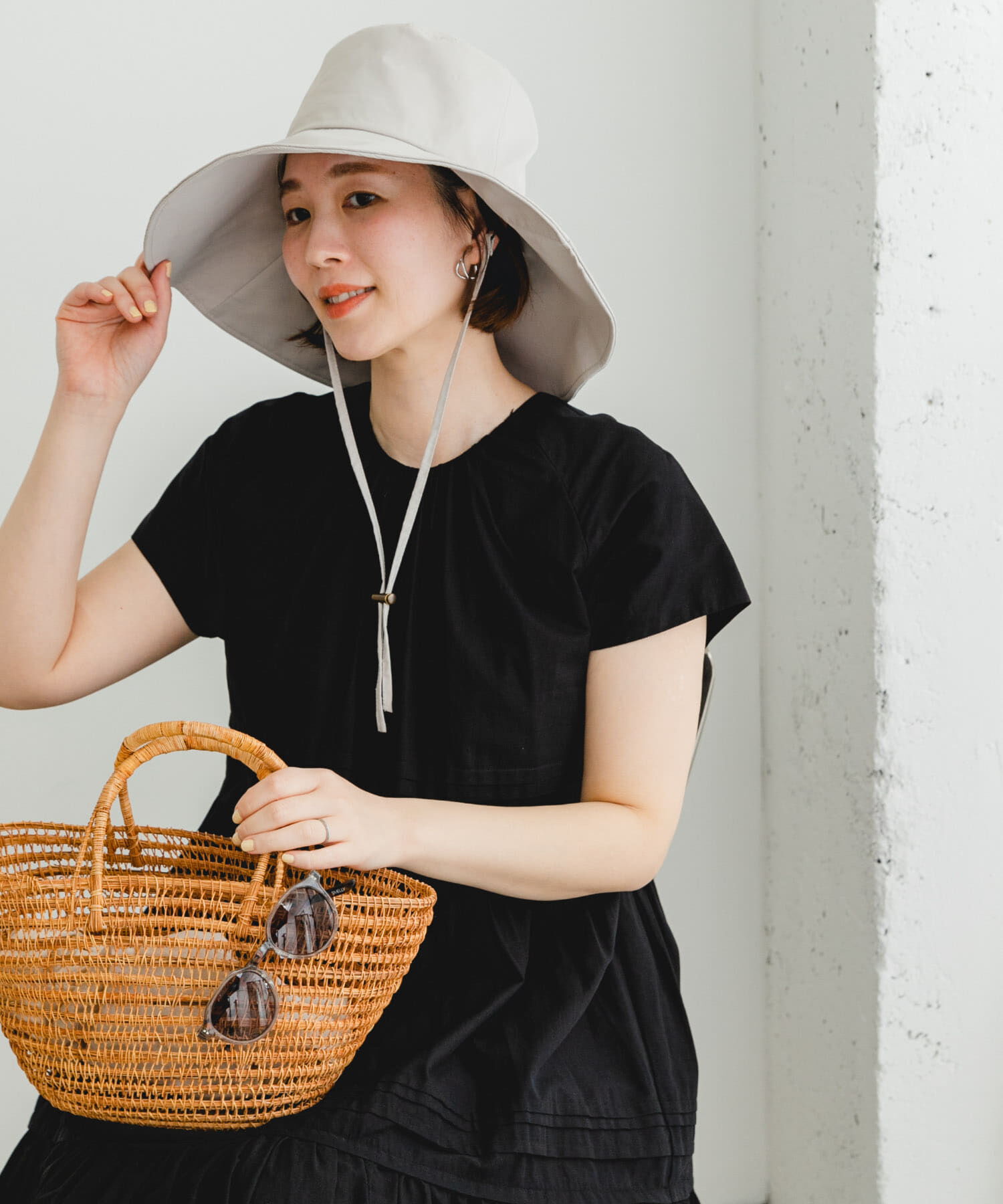 URBAN RESEARCH ROSSO「F by ROSSO　UVカット撥水ワイドブリムハット」|ハット|