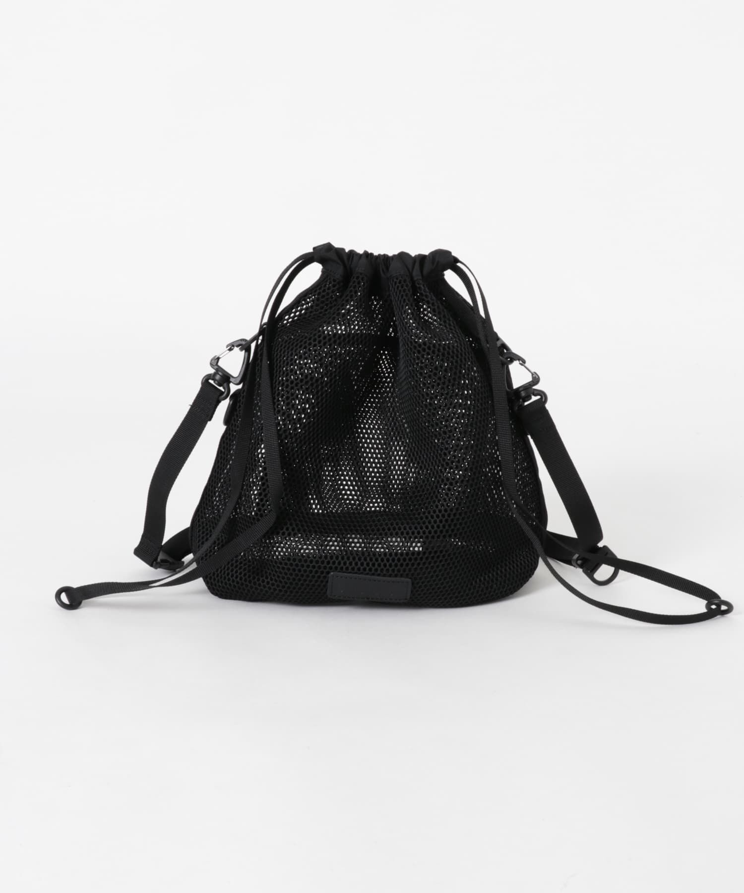 URBAN RESEARCH「BAICYCLON by bagjack　MESH DRAW STRING BAG S」|ショルダー・メッセンジャー|ブラック