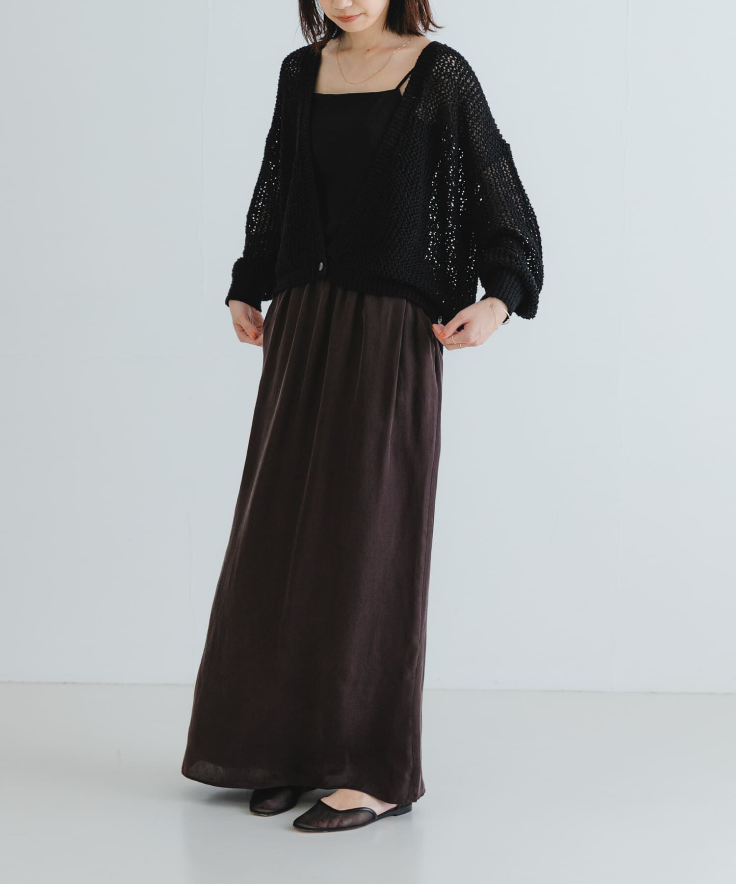 URBAN RESEARCH「『2サイズ展開』キュプラサテンストレートスカート」|スカート|