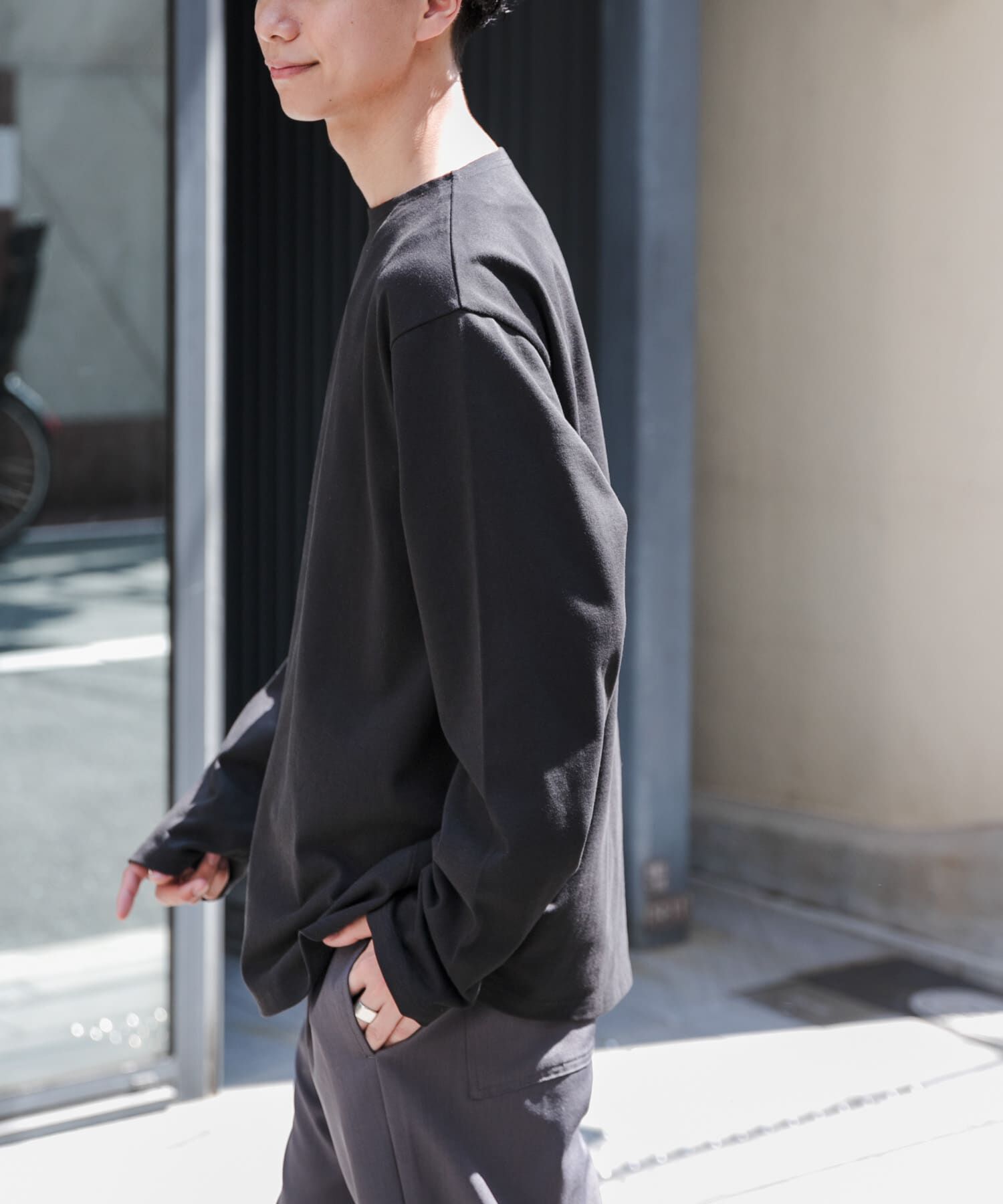 URBAN RESEARCH DOORS「FORK&SPOON　プレーンボートネックカットソー」|Tシャツ・カットソー|