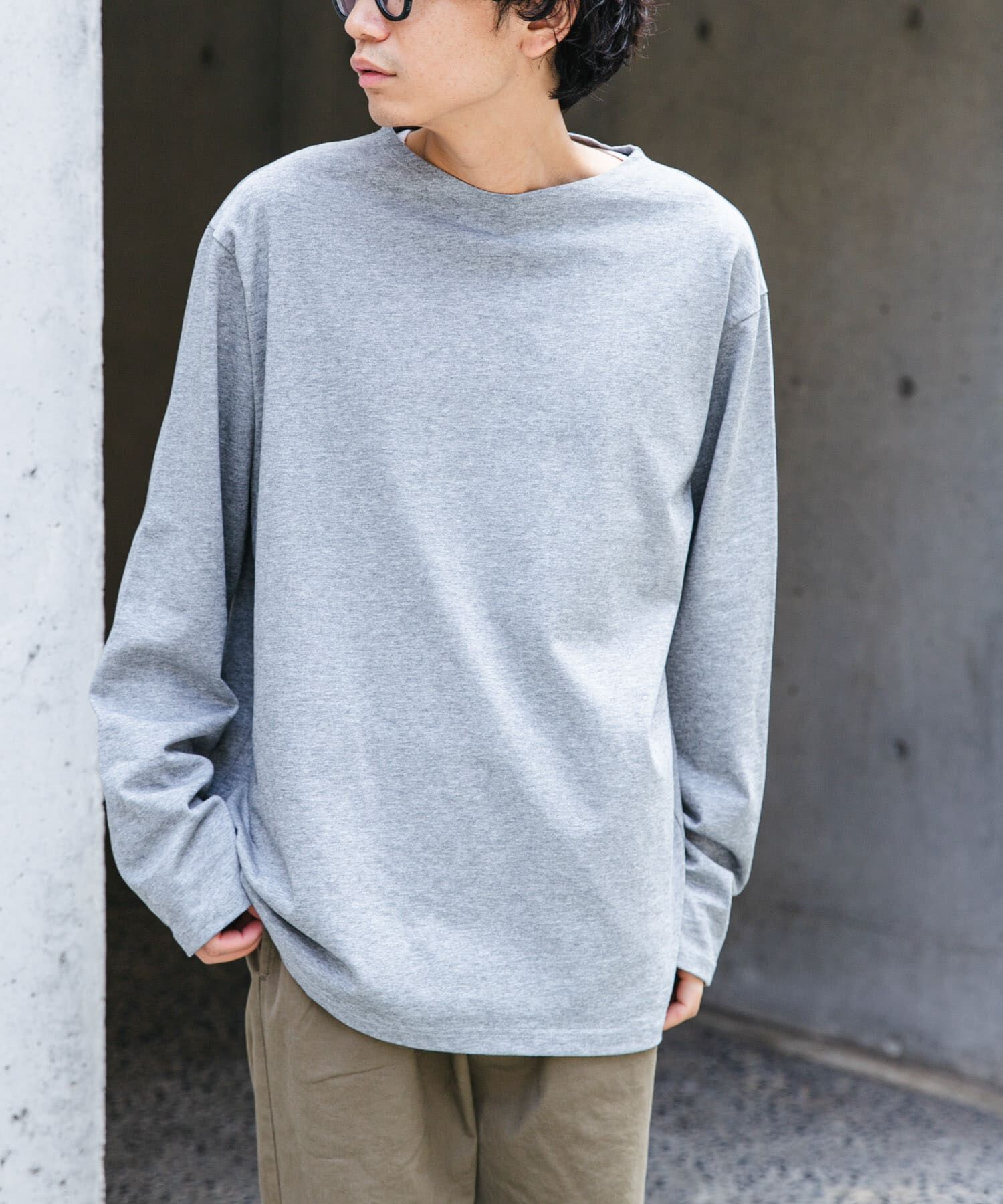 URBAN RESEARCH DOORS「FORK&SPOON　プレーンボートネックカットソー」|Tシャツ・カットソー|