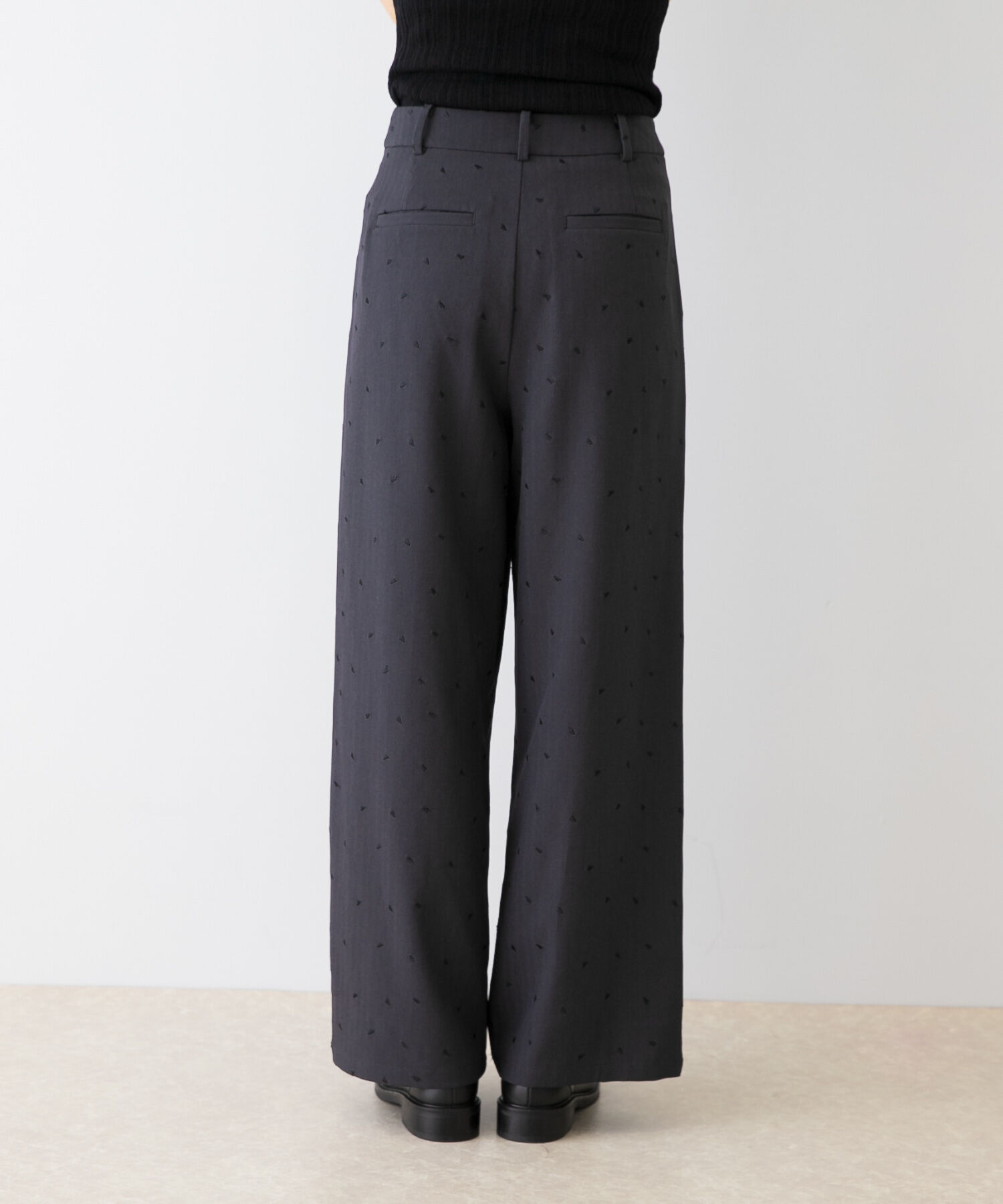 URBAN RESEARCH ROSSO「F by ROSSO　ハート刺繍タックワイドパンツ」|その他|