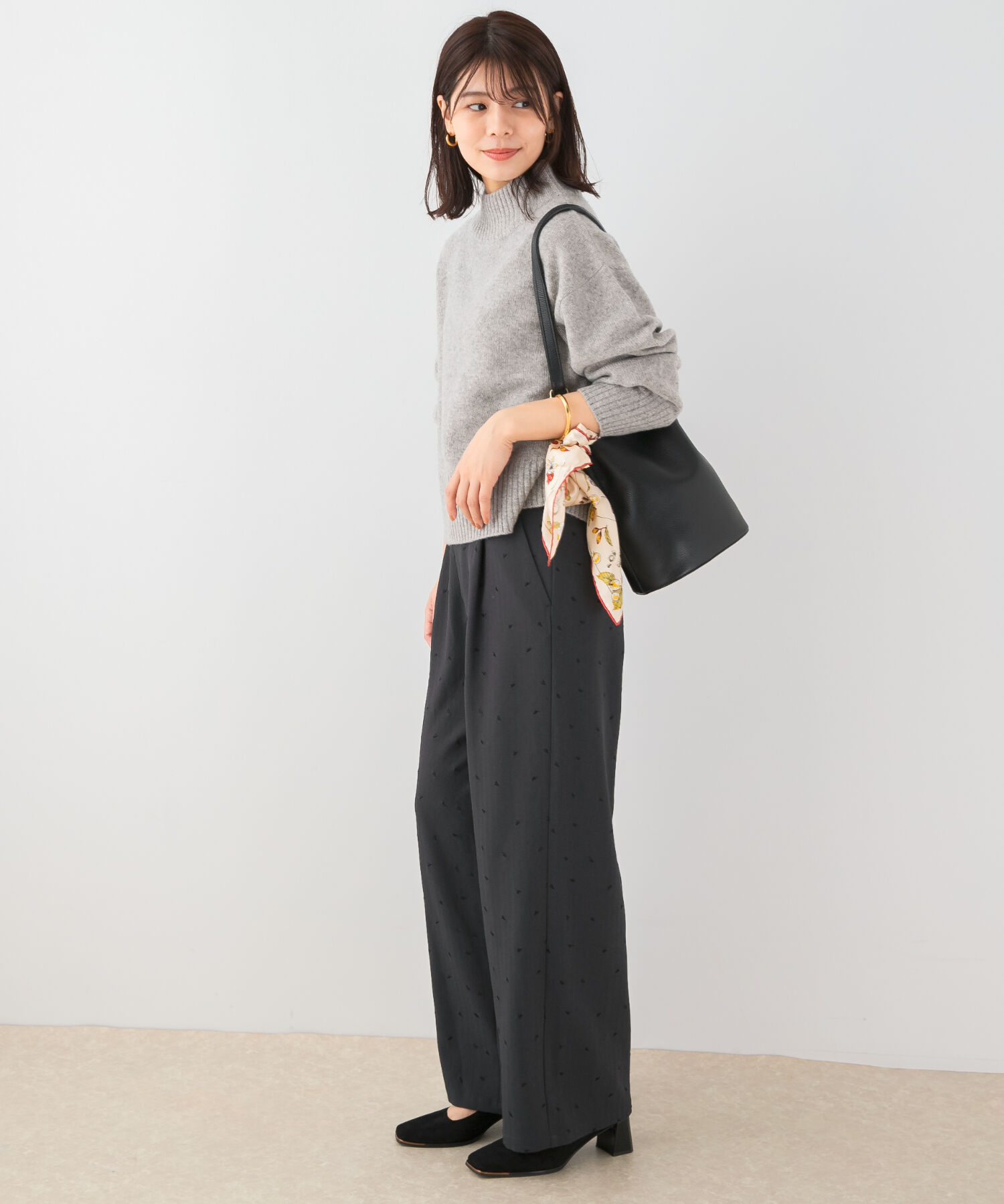 URBAN RESEARCH ROSSO「F by ROSSO　ハート刺繍タックワイドパンツ」|その他|