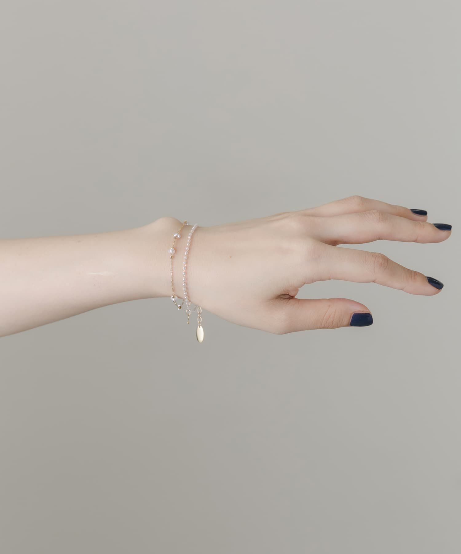 SMELLY「パールストーン2セットブレスレット」|ブレスレット・バングル|