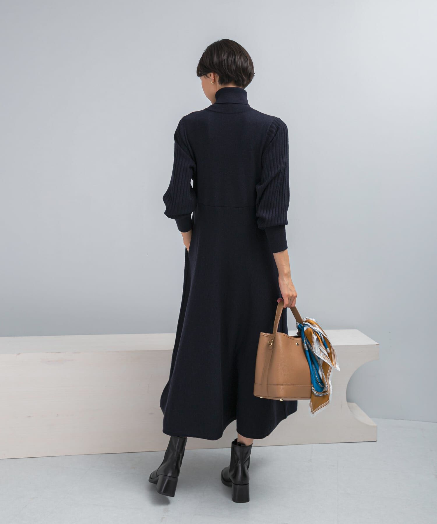 URBAN RESEARCH ROSSO「『WEB限定』『再入荷予定』タートルネックデザインスリーブワンピース」|ワンピース|