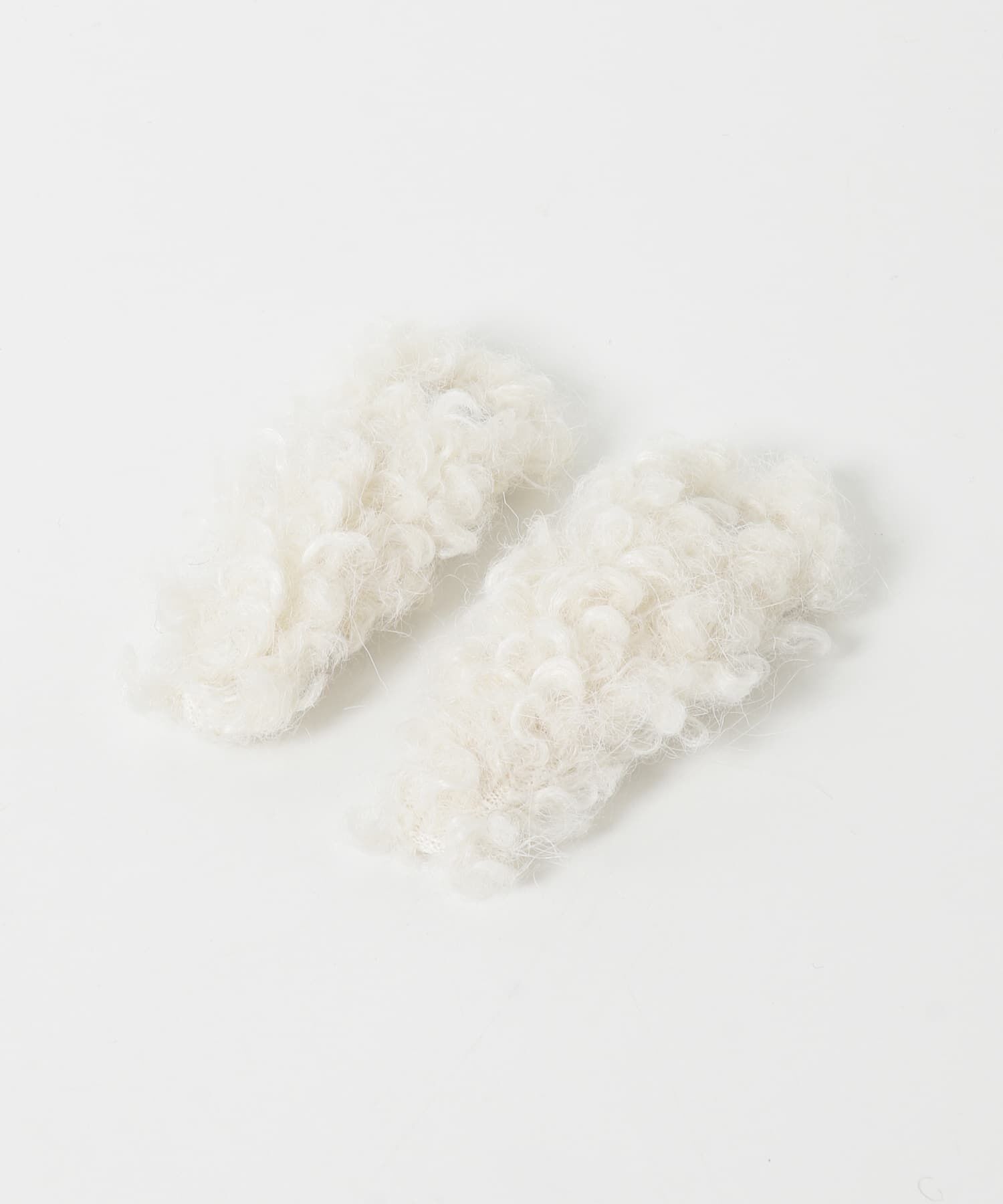 URBAN RESEARCH ROSSO「heyep　Fluffy Clips-2 Piece Set」|その他|ホワイト