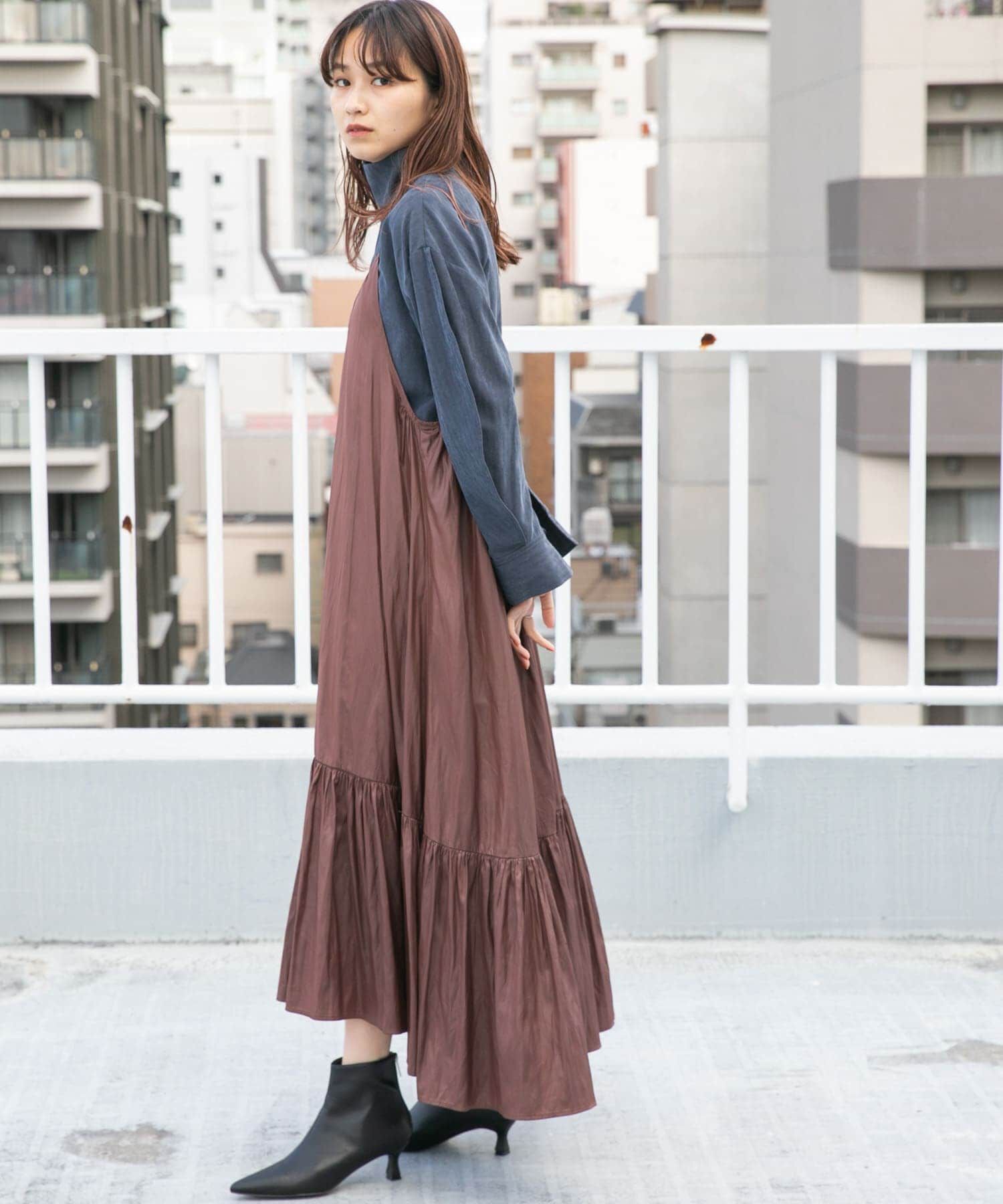  「ティアードキャミワンピース」|ワンピース|