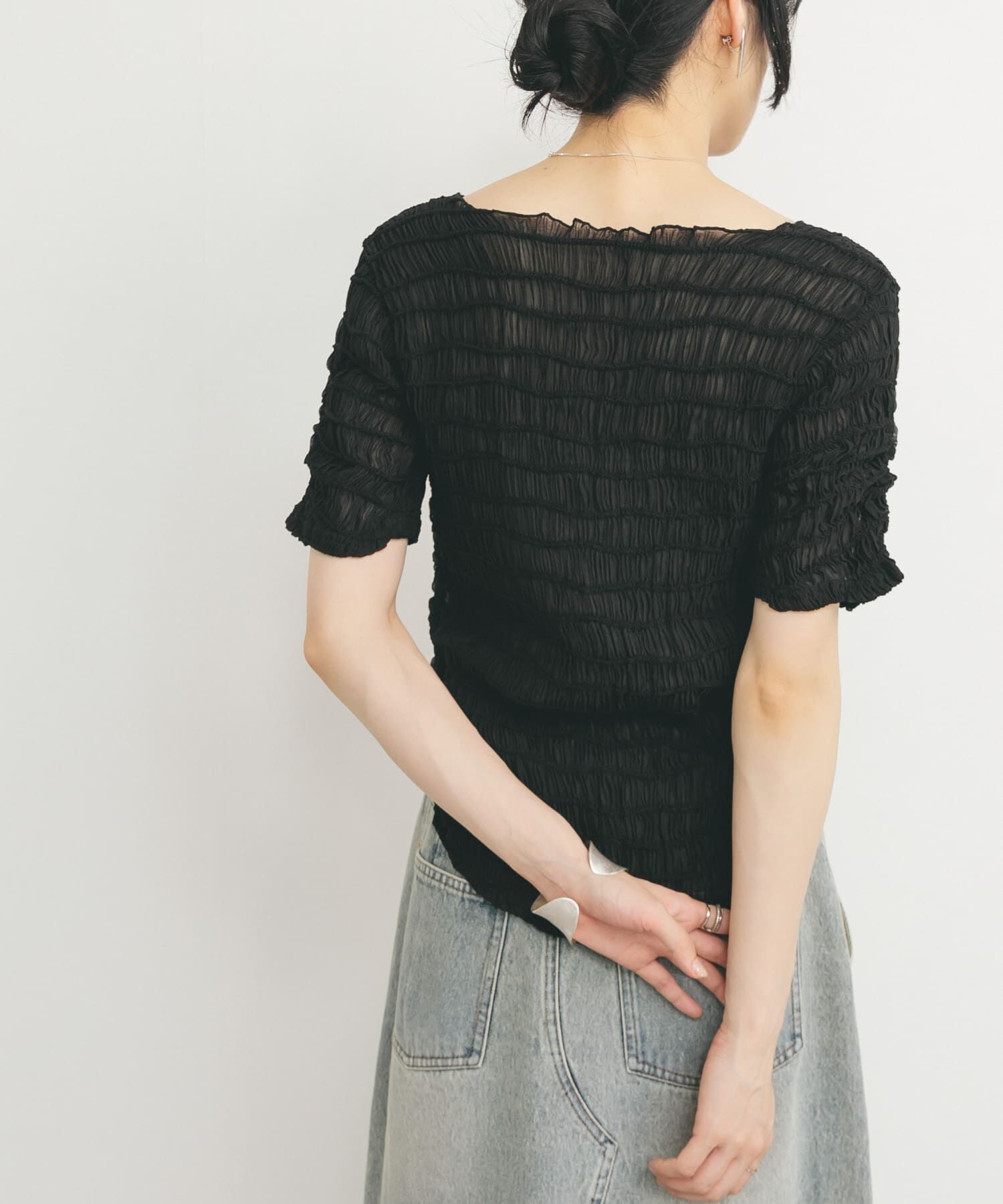  「シャーリングシアートップス」|Tシャツ・カットソー|