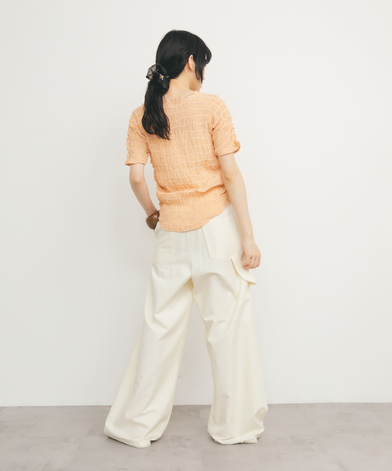  「シャーリングシアートップス」|Tシャツ・カットソー|