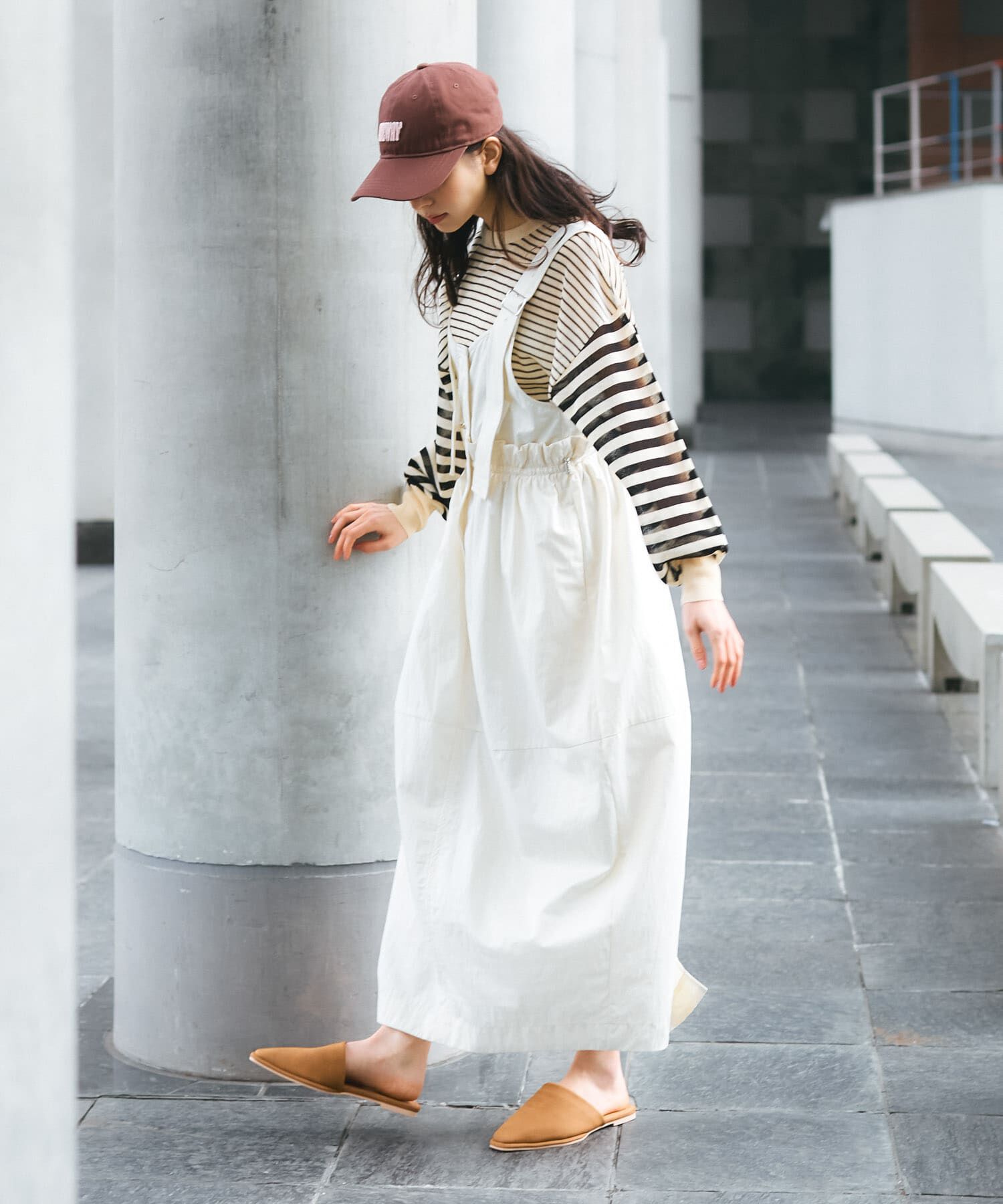  「ミリタリージャンパースカート」|ワンピース|