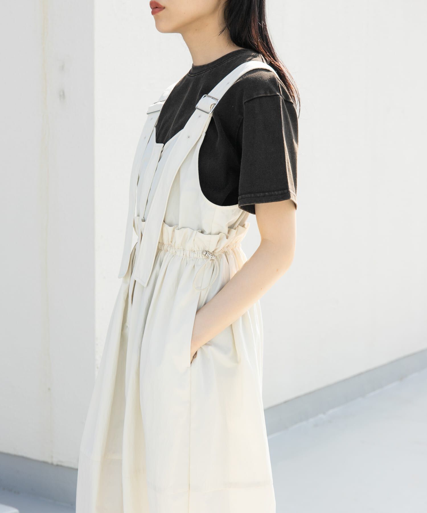  「ミリタリージャンパースカート」|ワンピース|