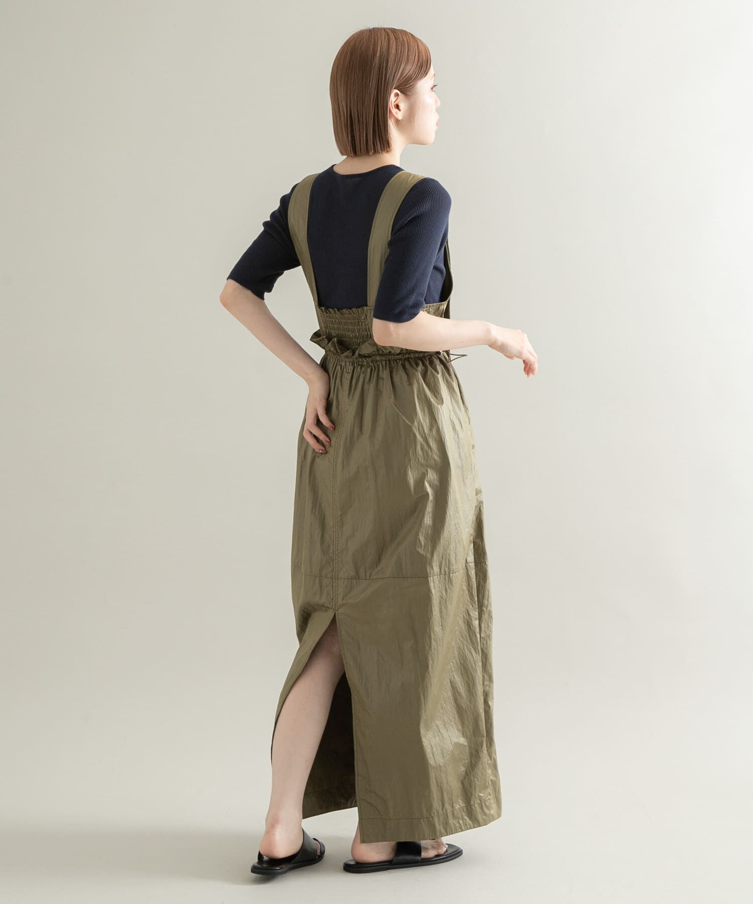  「ミリタリージャンパースカート」|ワンピース|