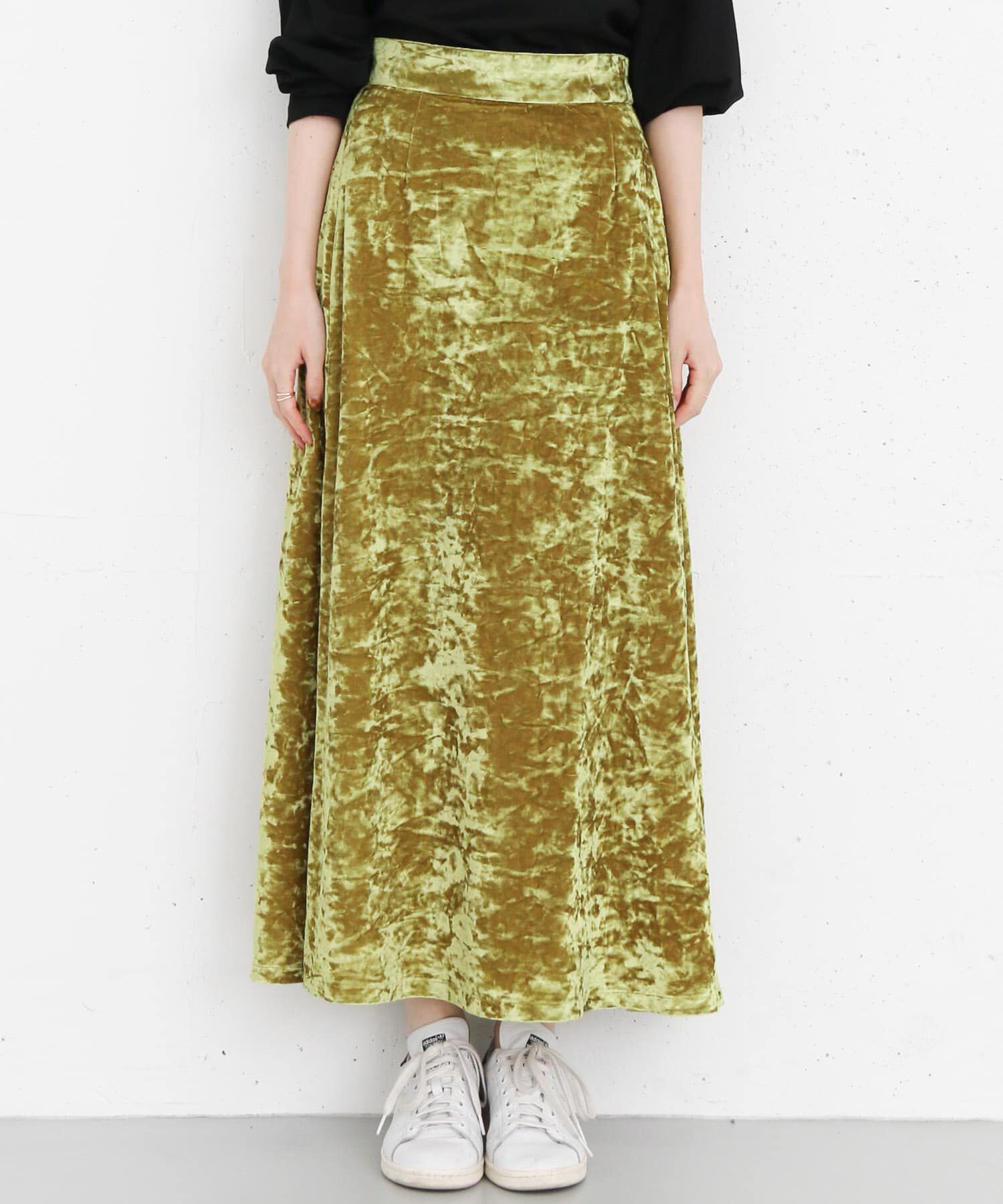  「KBF+　ベロアマキシスカート&there4;」|スカート|