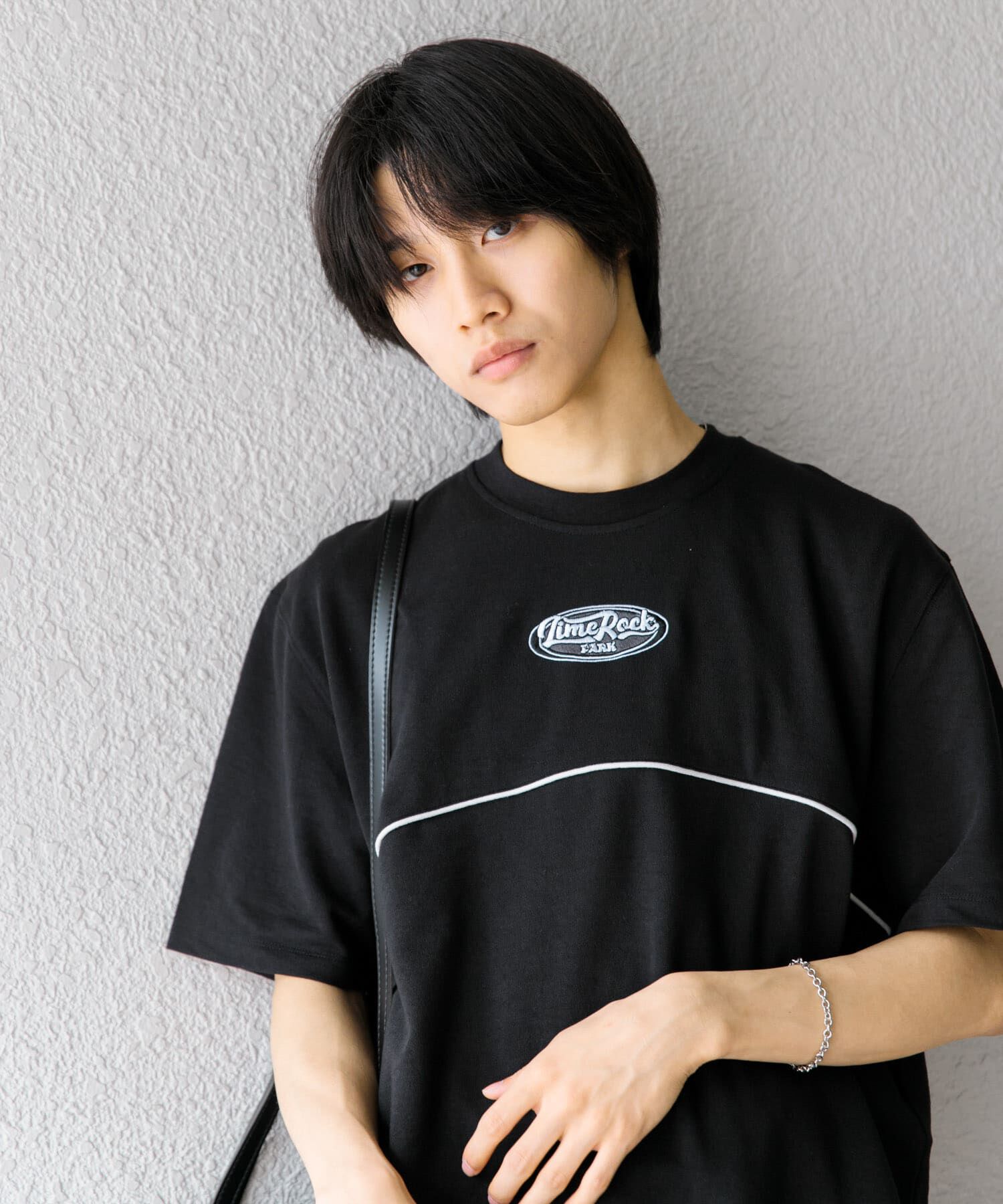 SENSE OF PLACE by URBAN RESEARCH「ブロックドデザインTシャツ(5分袖)」|Tシャツ・カットソー|