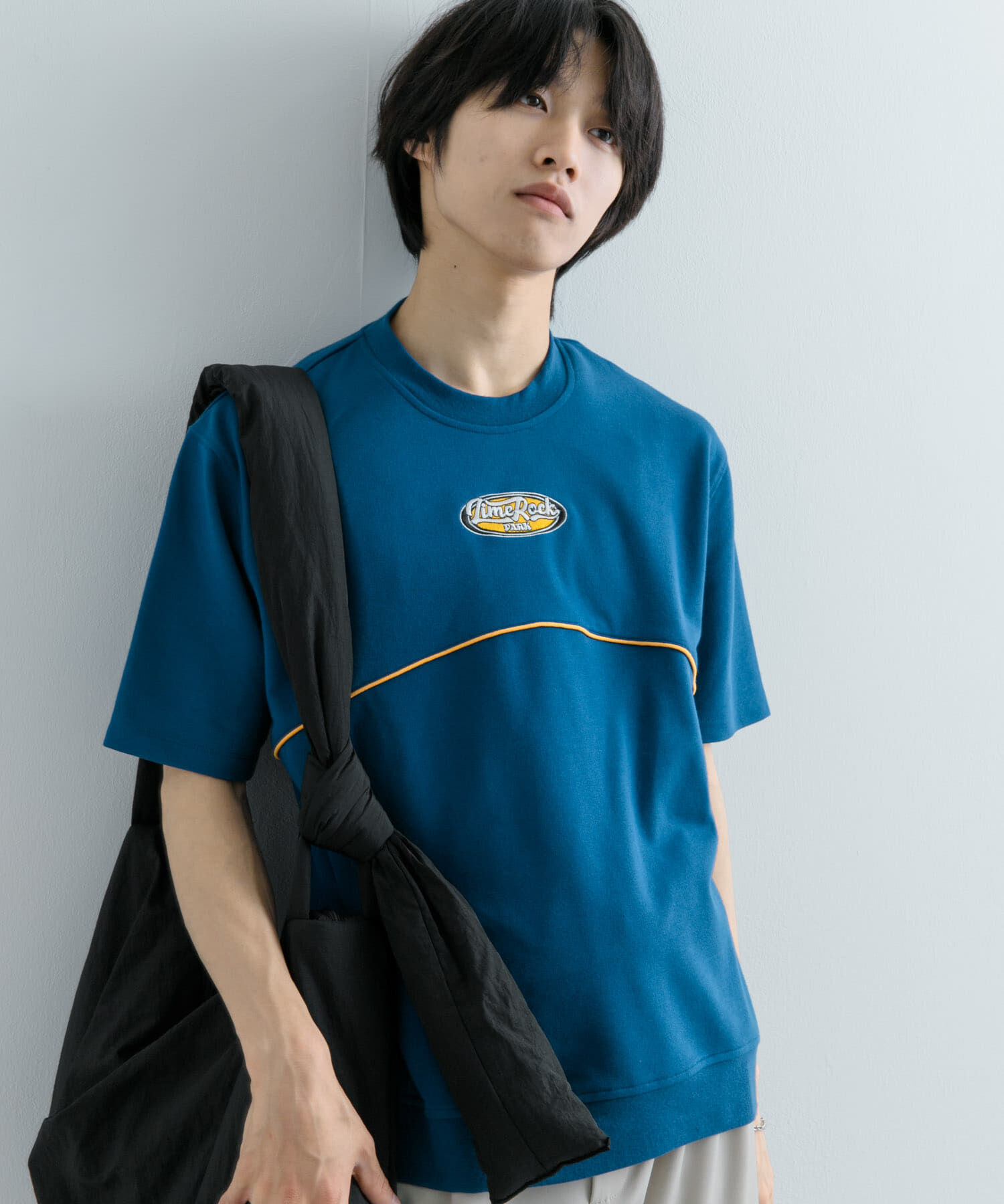 SENSE OF PLACE by URBAN RESEARCH「ブロックドデザインTシャツ(5分袖)」|Tシャツ・カットソー|