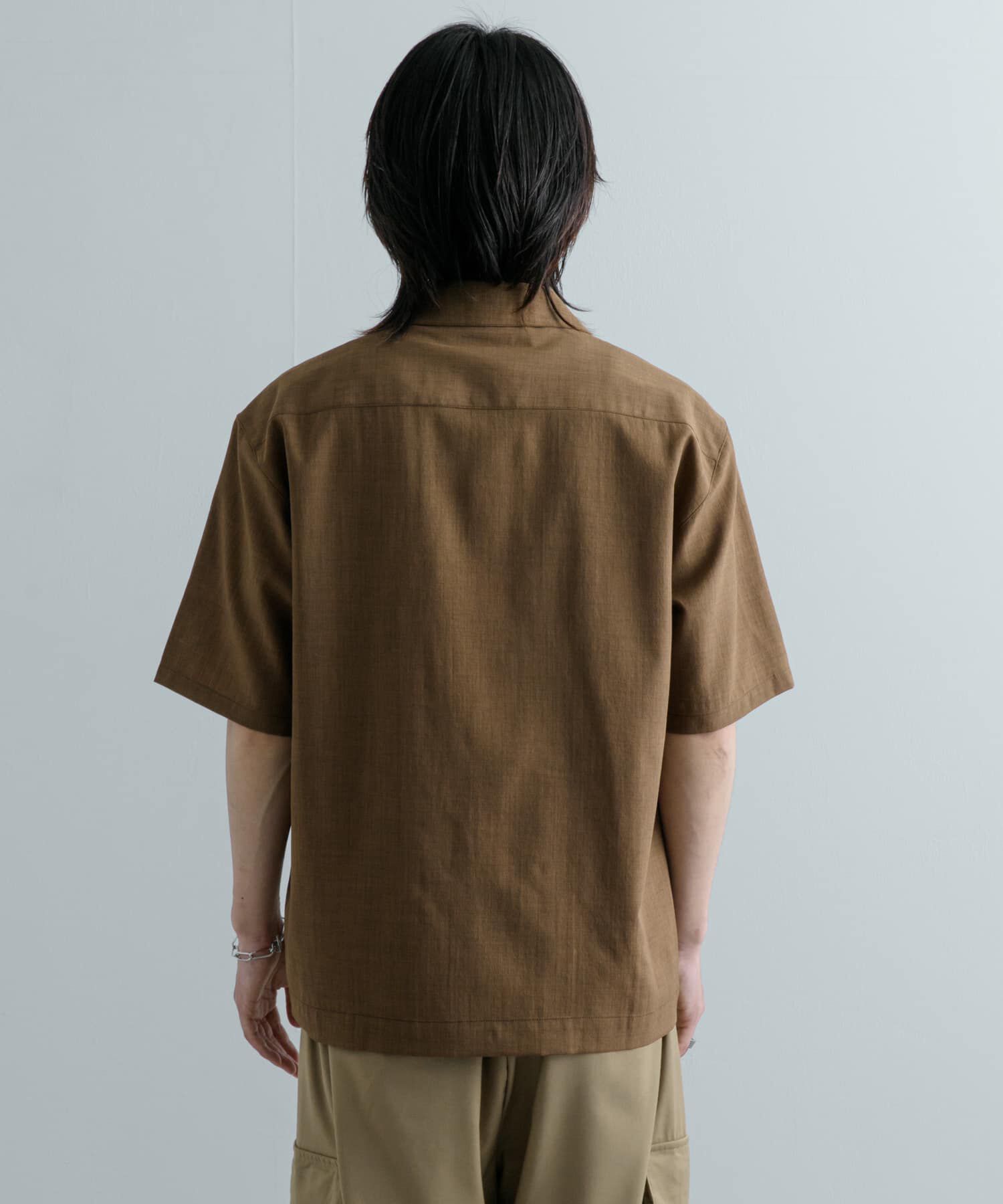 SENSE OF PLACE by URBAN RESEARCH「『セットアップ対応』 『UR TECH DRYLUXE』リネンライクキューバシャツ」|シャツ・ブラウス|