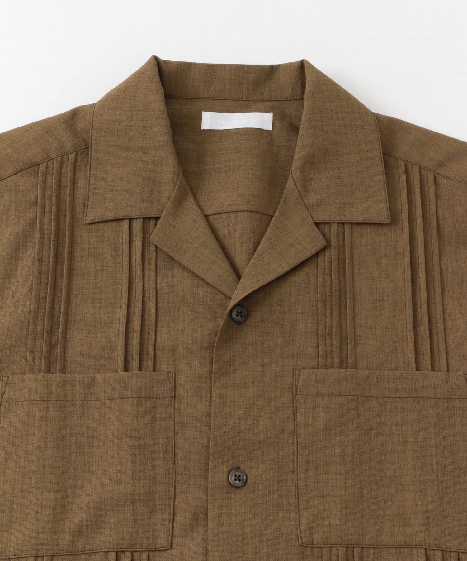 SENSE OF PLACE by URBAN RESEARCH「『セットアップ対応』 『UR TECH DRYLUXE』リネンライクキューバシャツ」|シャツ・ブラウス|