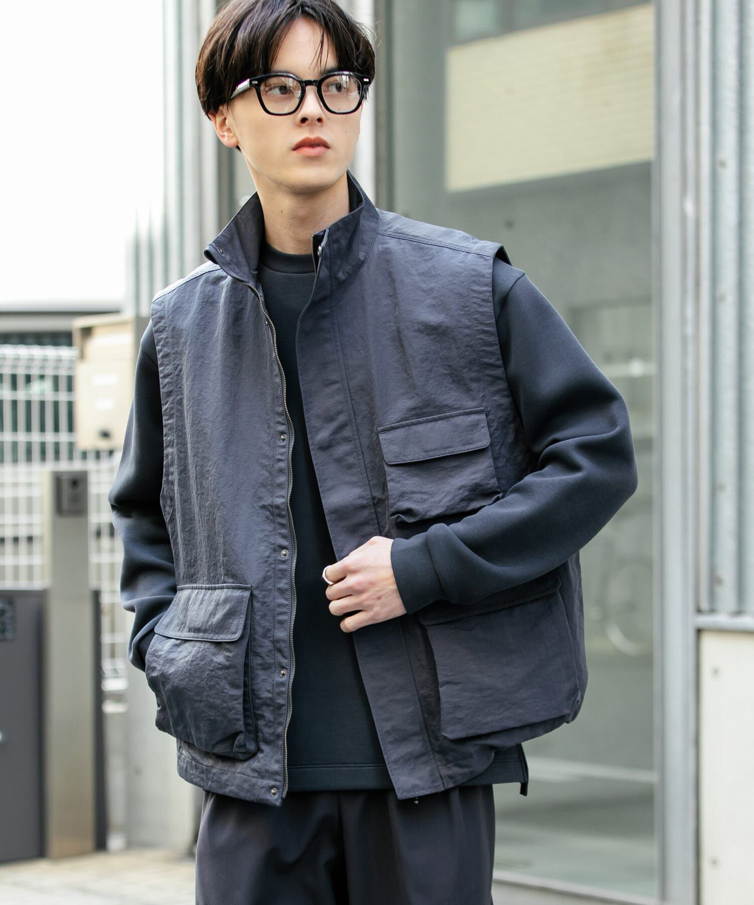 SENSE OF PLACE by URBAN RESEARCH「マルチポケットトラックベスト」|その他|