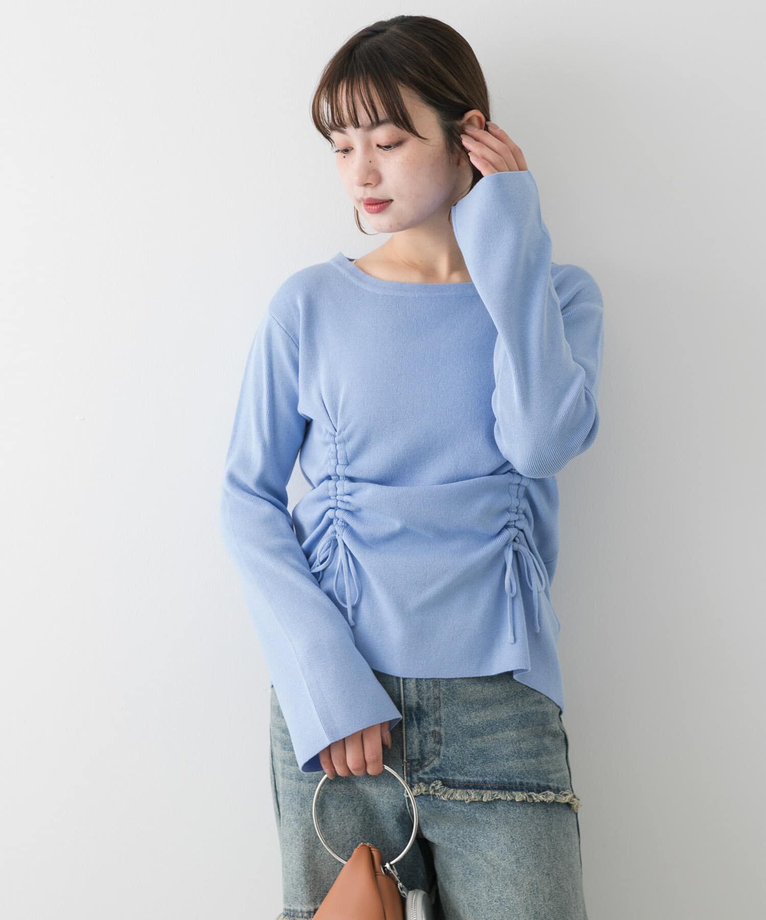 SENSE OF PLACE by URBAN RESEARCH「ボートネックシャーリングセーター」|ニット・セーター|