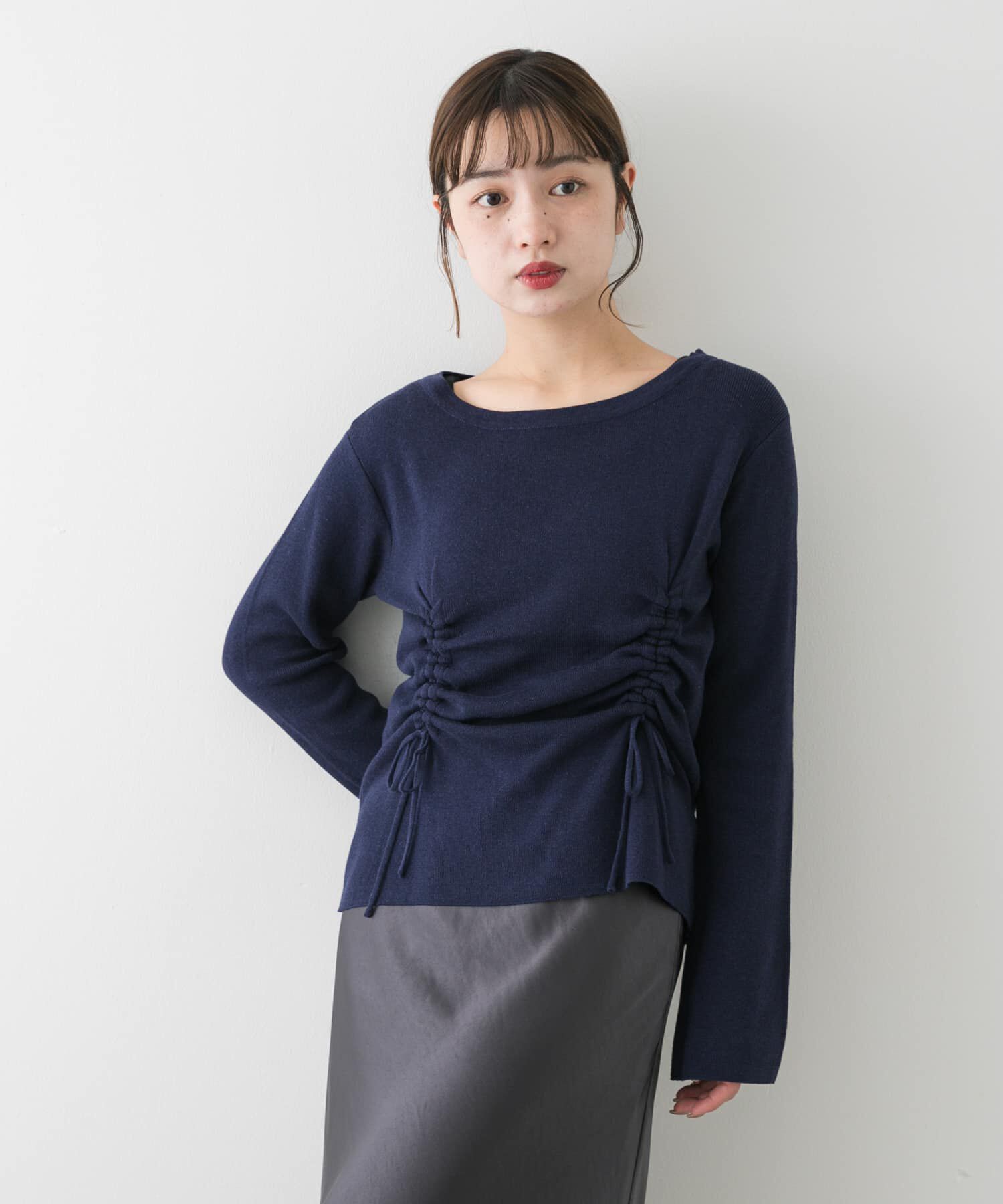 SENSE OF PLACE by URBAN RESEARCH「ボートネックシャーリングセーター」|ニット・セーター|