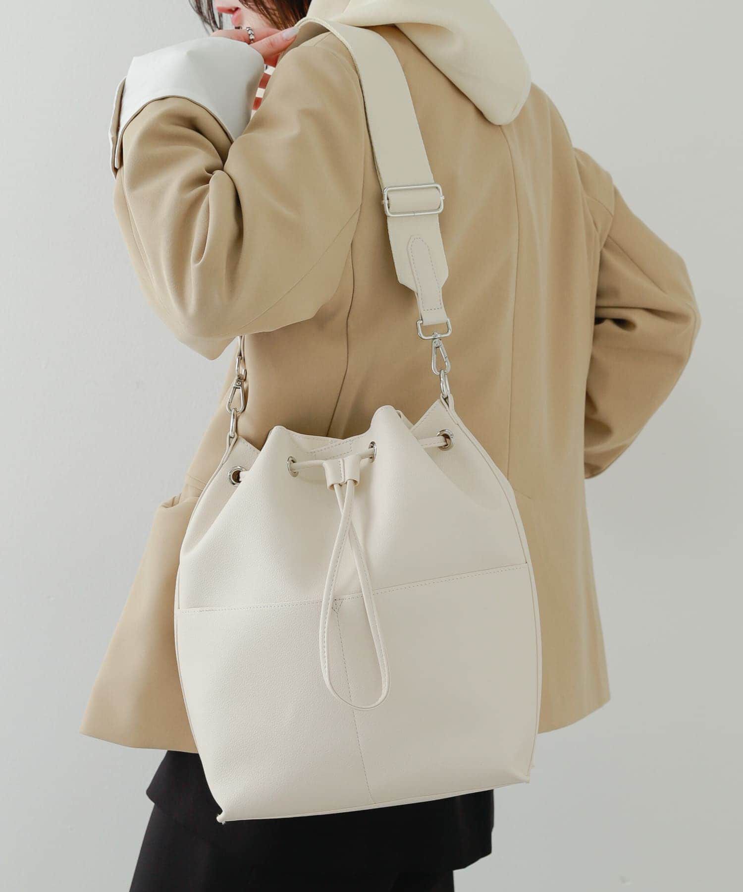 SENSE OF PLACE by URBAN RESEARCH「アウトポケットバケットバッグ」|ショルダー・メッセンジャー|