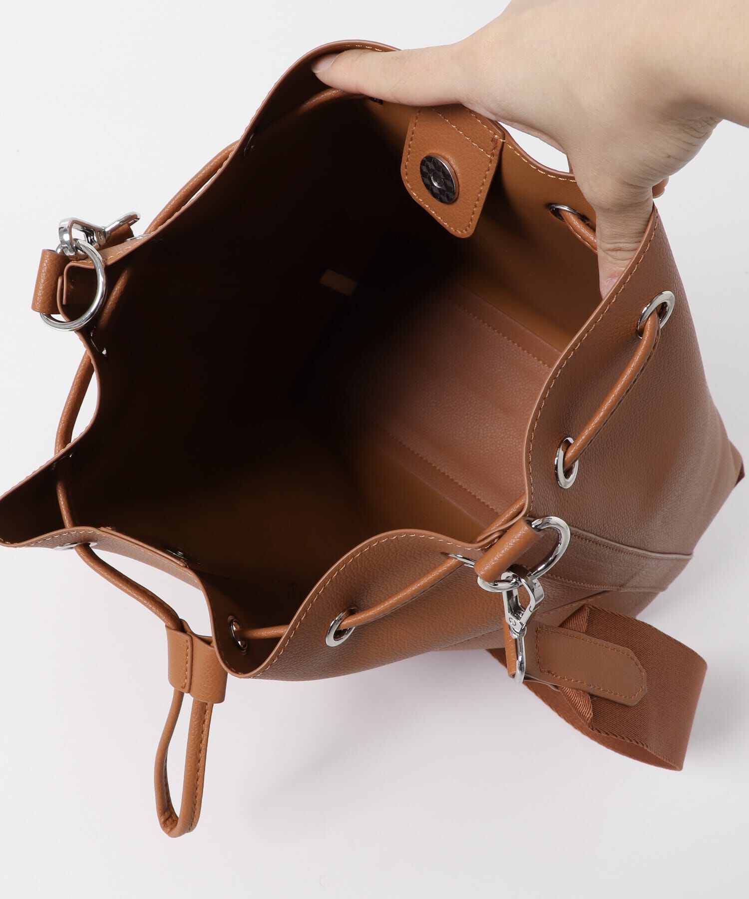 SENSE OF PLACE by URBAN RESEARCH「アウトポケットバケットバッグ」|ショルダー・メッセンジャー|