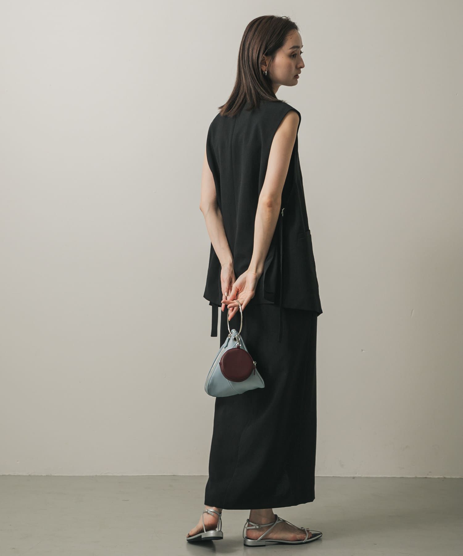 SENSE OF PLACE by URBAN RESEARCH「『UR TECH DRYLUXE』リネンライクスリットタイトスカート」|スカート|