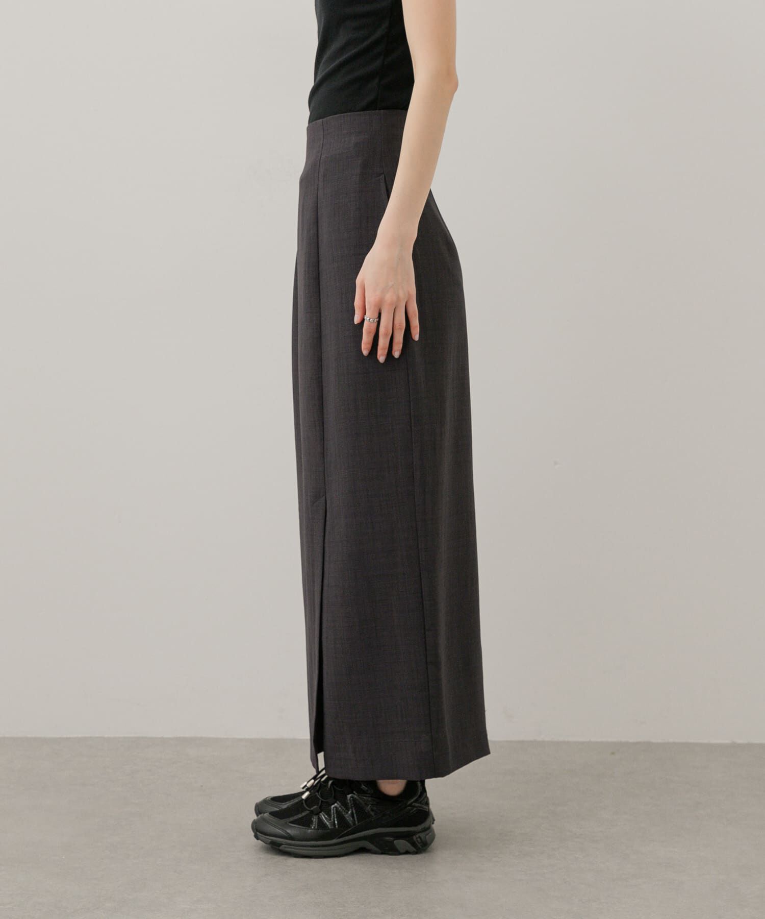 SENSE OF PLACE by URBAN RESEARCH「『UR TECH DRYLUXE』リネンライクスリットタイトスカート」|スカート|