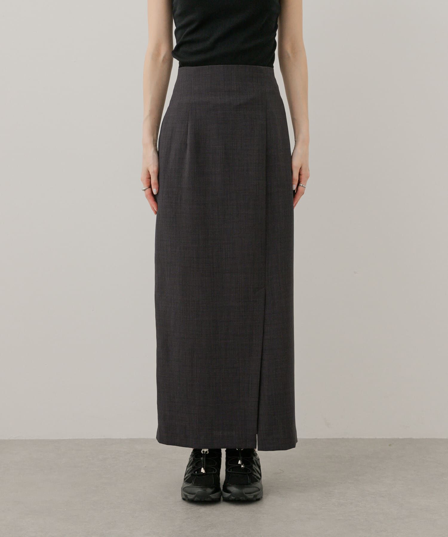 SENSE OF PLACE by URBAN RESEARCH「『UR TECH DRYLUXE』リネンライクスリットタイトスカート」|スカート|