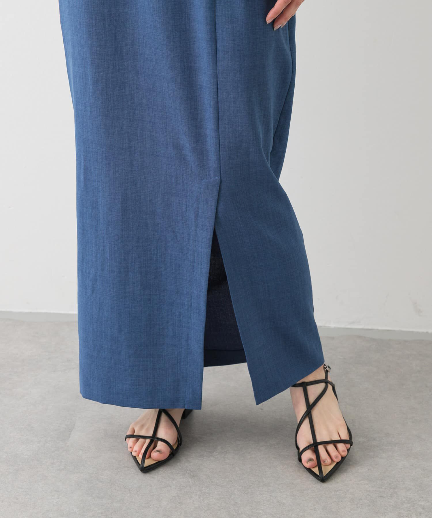 SENSE OF PLACE by URBAN RESEARCH「『UR TECH DRYLUXE』リネンライクスリットタイトスカート」|スカート|