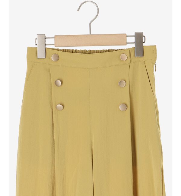 le.coeur blanc「《手洗い可能》ストレッチマリンワイドパンツ」|その他|