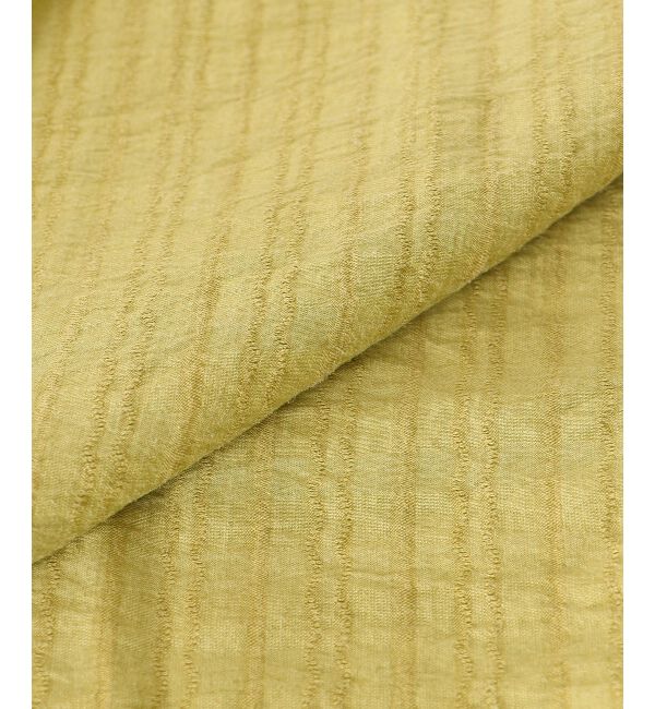 le.coeur blanc「《手洗い可能》シャドーチェックスリーブデザインブラウス」|シャツ・ブラウス|